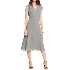 Lewit V-Neck Gingham Dress